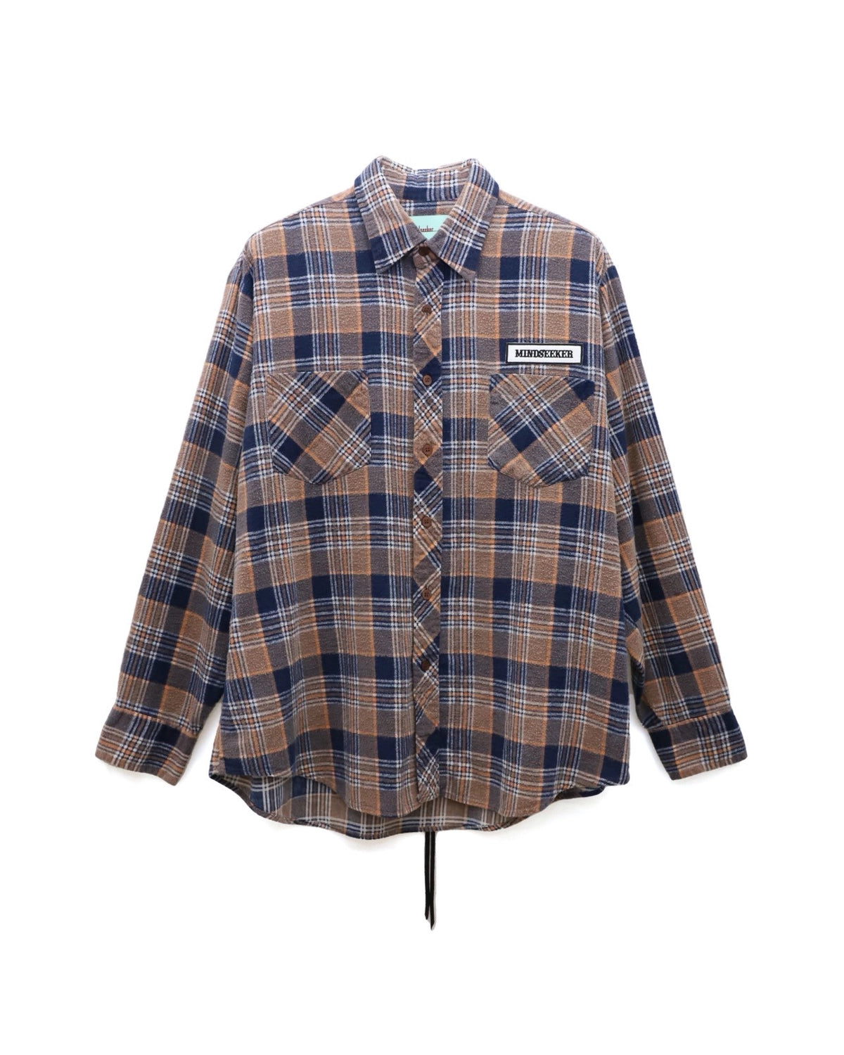 mindseeker の EE YOURSEIF Printed Vintage Cherck Shirt (MSV-25-080)