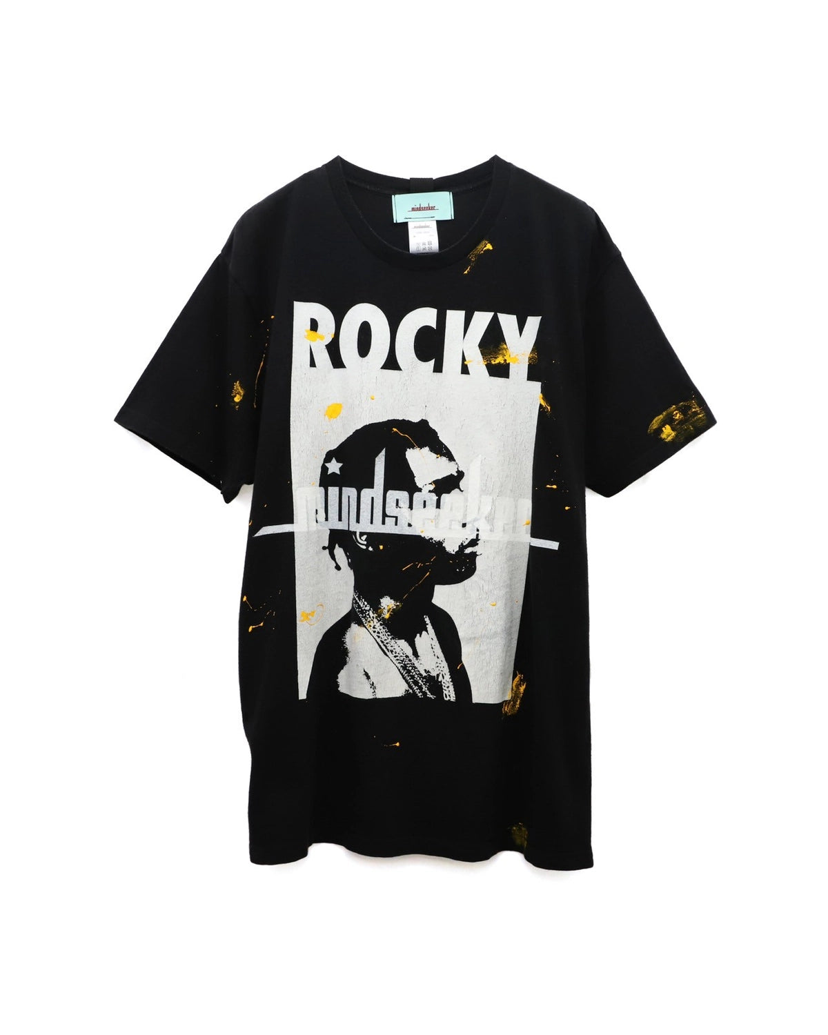 mindseeker の Hand Painted Vintage Print Tee (MSV-25-123)