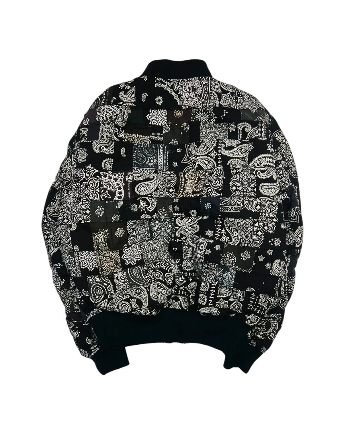 MIYAGIHIDETAKA -Rafu-  / Bandana Patchwork MA-1 (MH055)