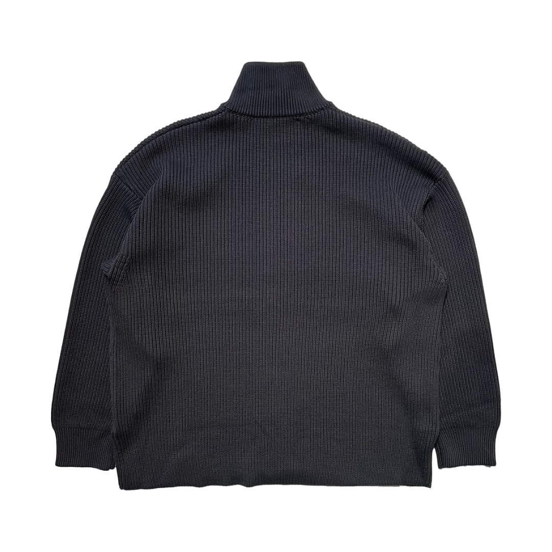 完売品］エヌハリウッドHIGH NECK KNIT charcoal 36 - ニット/セーター