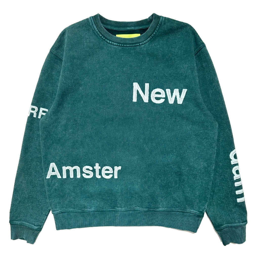 New Amsterdam の Washed name sweat