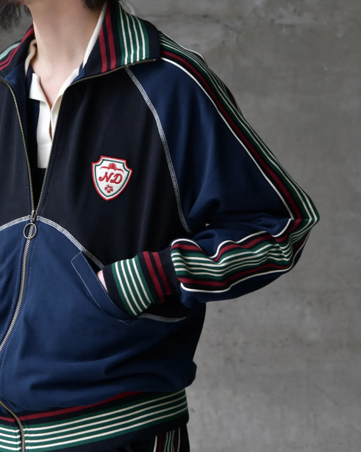 NICHOLAS DALEY / TRACK TOP (ND-SS26-TRT-CTP)