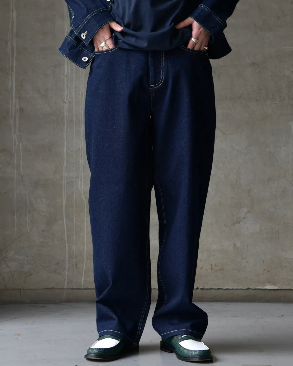 NICHOLAS DALEY / FIVE POCKET JEAN (ND-26SS-FPJ-DNM)