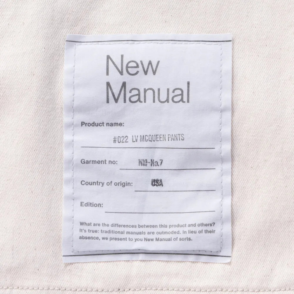 New Manual / #022 LV MCQUEEN PANTS