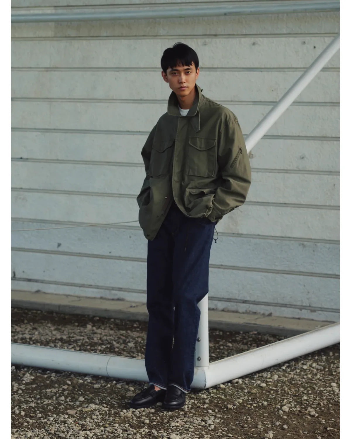 NONNATIVE × REGAL Shoe & Co. / DWELLER LOAFER COW LEATHER WITH GORE-TEX (NN-F4952)
