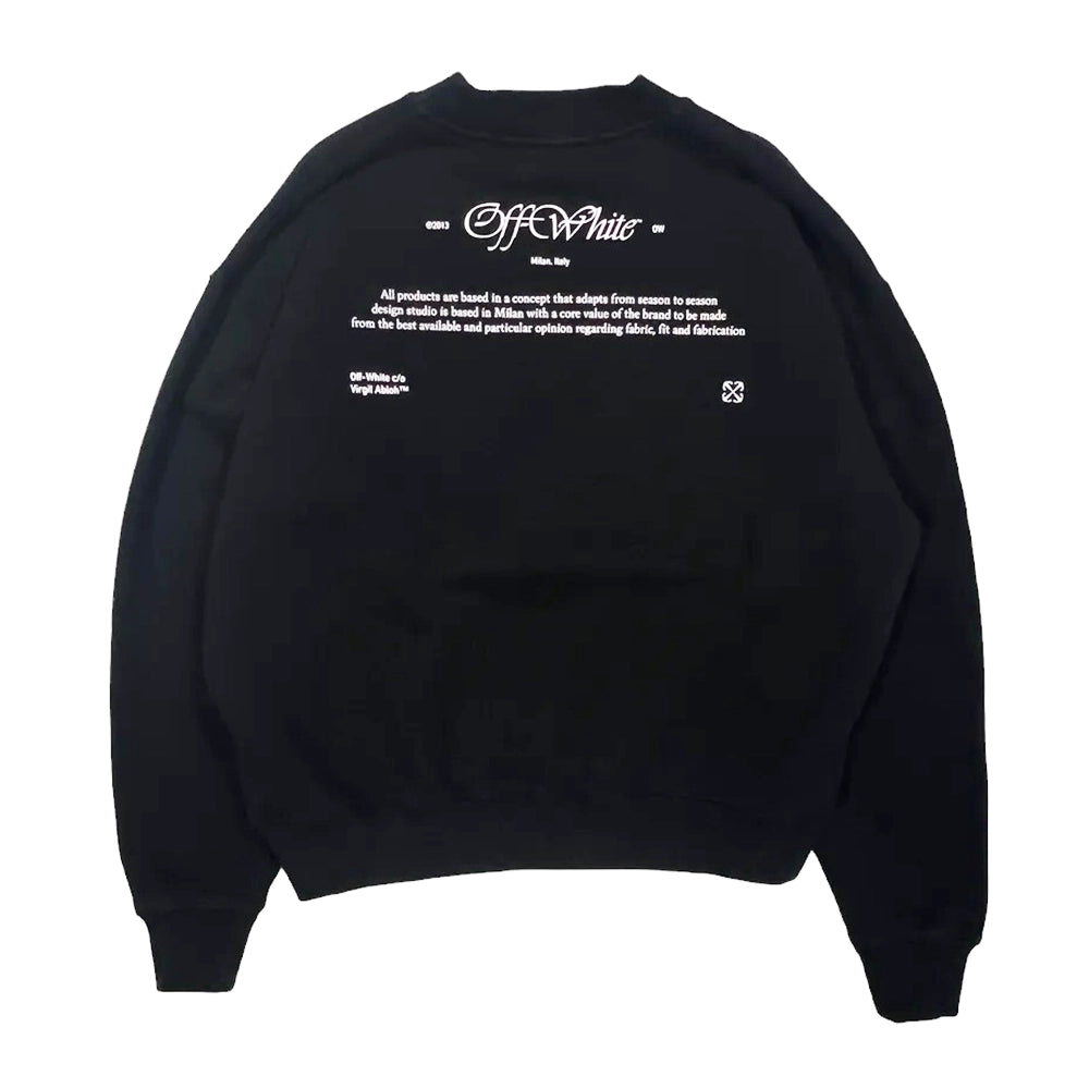 Off-White™ / SCRIPT MARY SKATE CREWNECK (OMBF24-RTW0088)