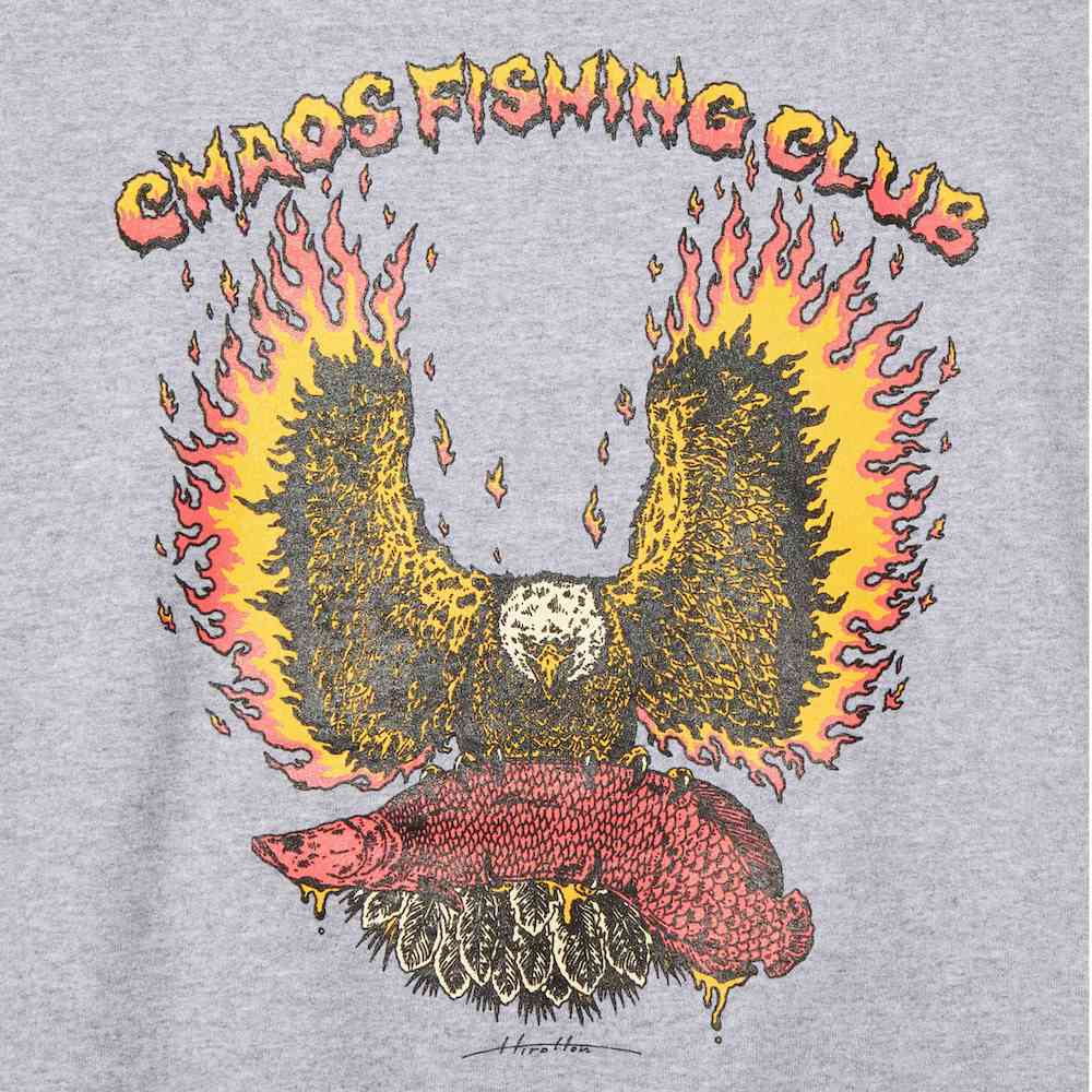 Chaos Fishing Club / EVIL FLAME CREWNECK  L/S