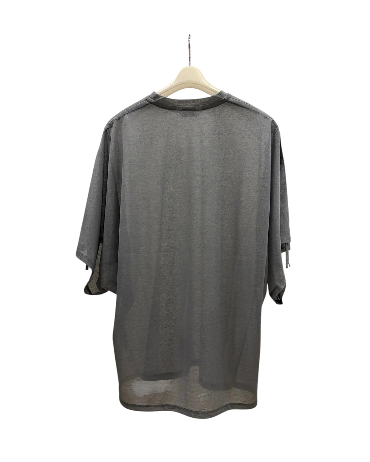 PHEENY / Sheer Jersey Gathered Shoulder Top (PS26-CS23)