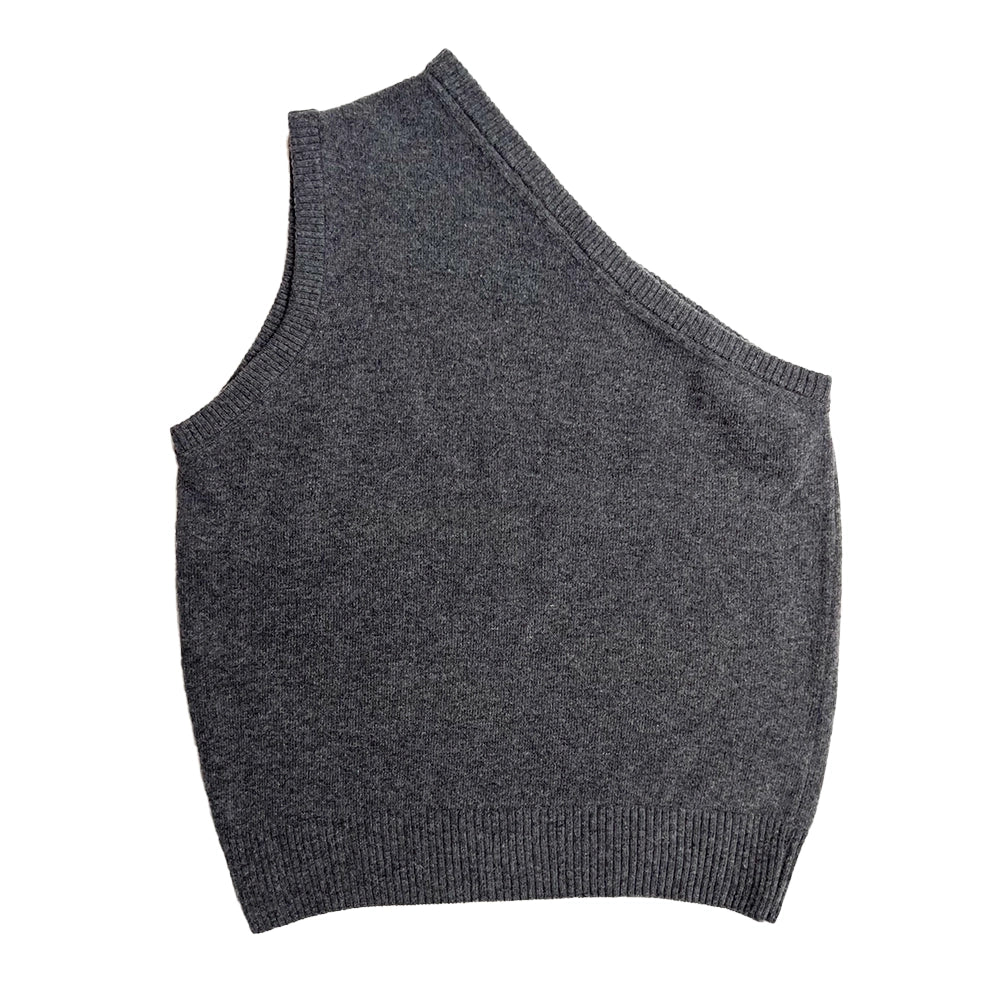 PHEENY / One shoulder vest ensemble