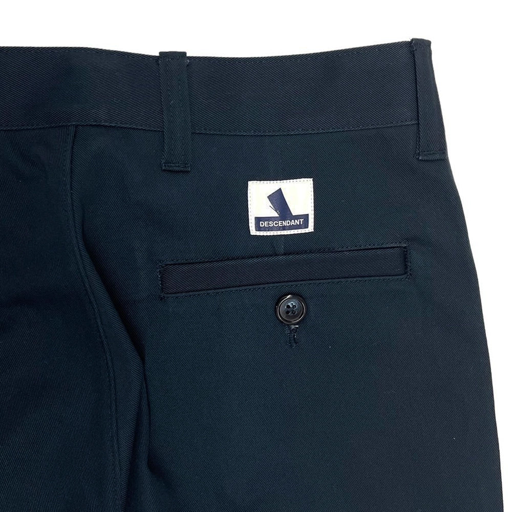 DESCENDANT / DC-3 ORGANIC COTTON TWILL TROUSERS (241CPDS-PTM01)