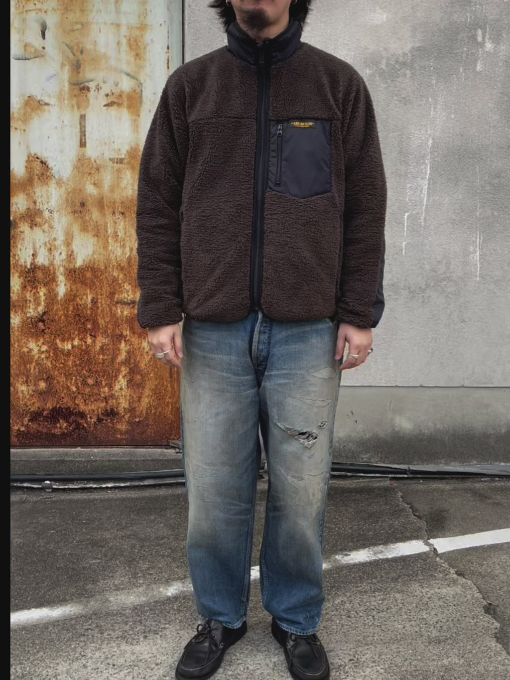 RATS の ZIP FLEECE (24'RJ-1105BR0)