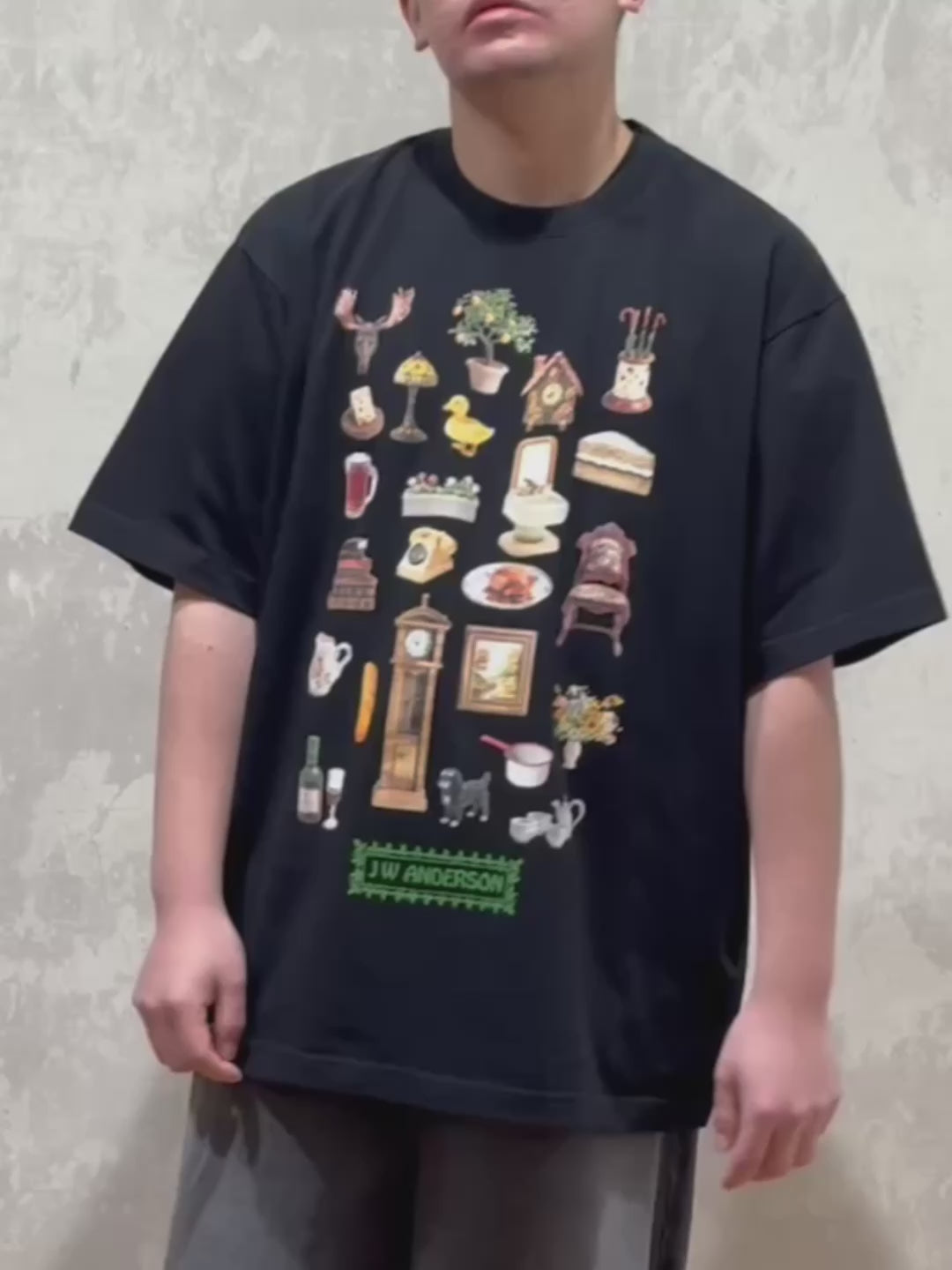 JW ANDERSON / DIORAMA プリント Tシャツ (596-40041012)