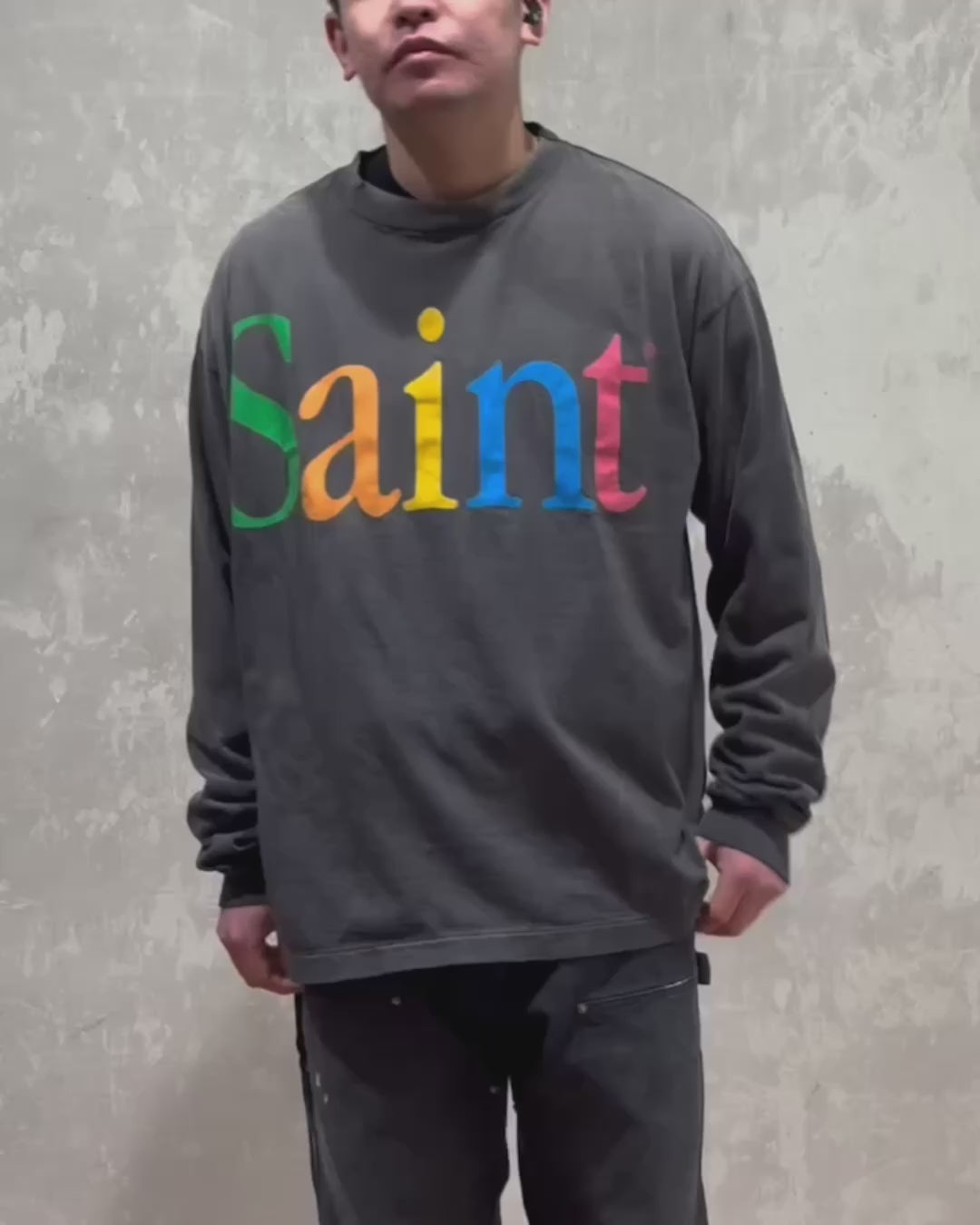 セントマイケル SAINT Mxxxxxx SAINT Sweat shirt （Black