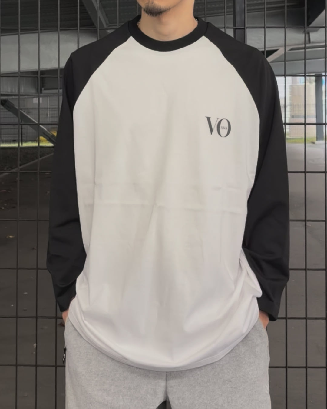 GOD SELECTION XXX ラグランカットソー L GOD SELECTION XXX(ゴッドセレクショントリプルエックス) / VO Logo