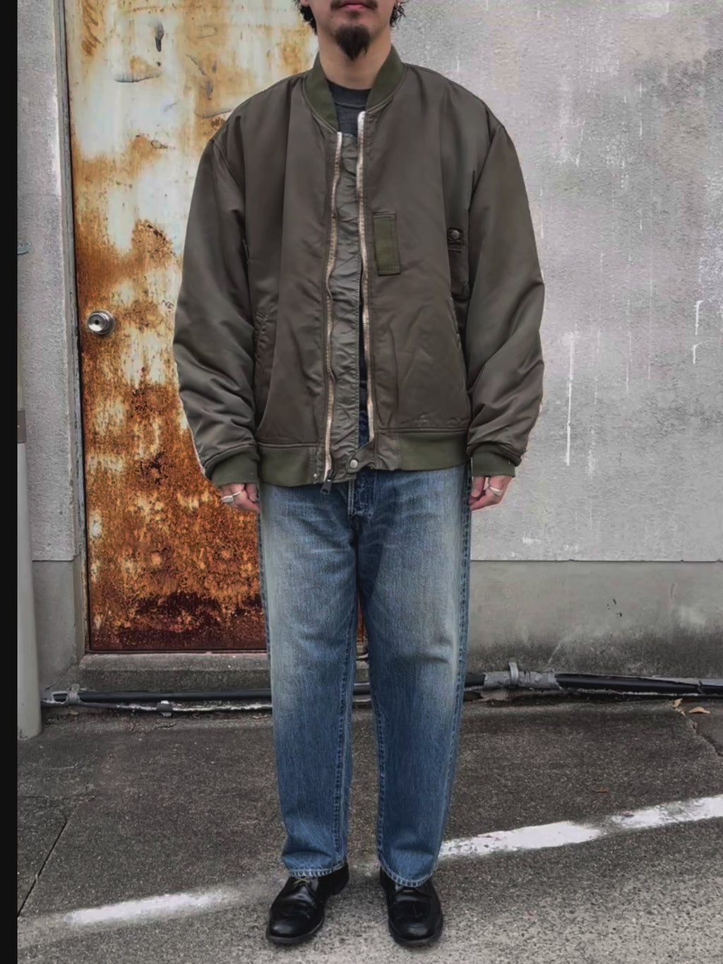 MADNESS / VINTAGE MA-1 FLIGHT BOMBER  (24FM-JKT-JJK2-D001)