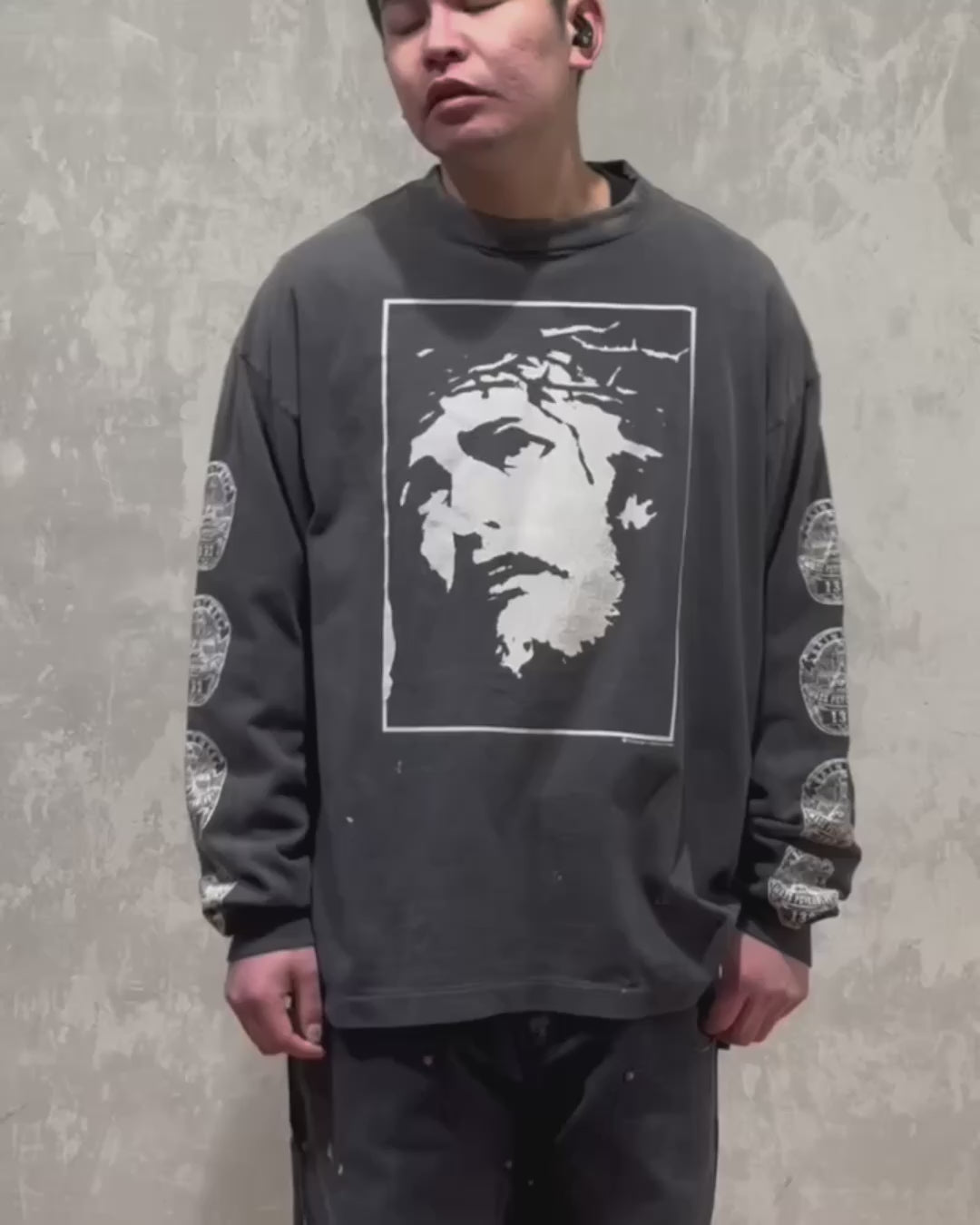 セントマイケル✕アリエス スウェット Lサイズ SAINT M×××××× (セントマイケル) / LS TEE |公式通販・JACK in
