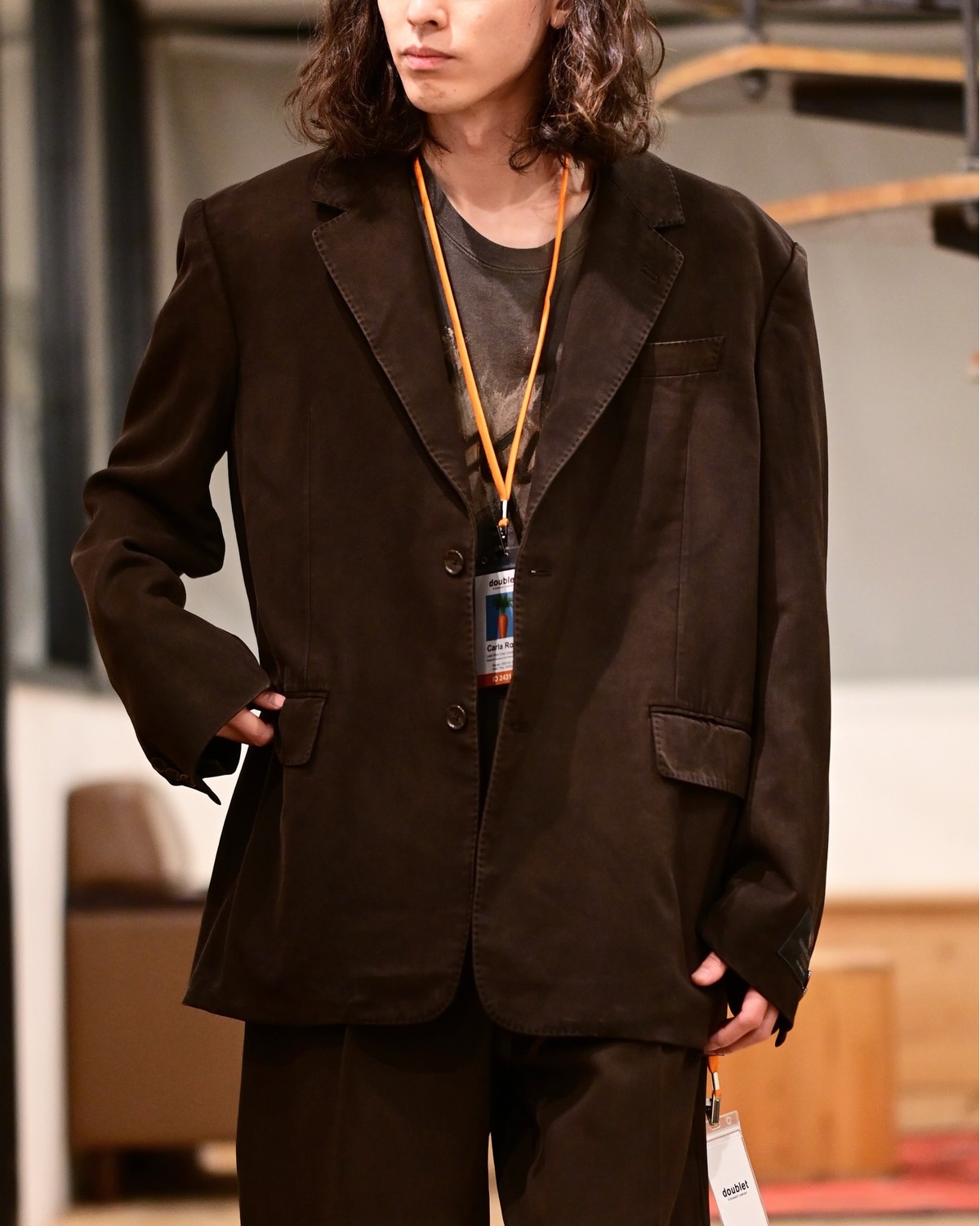 doublet / MUD-DYED TAILORED JACKET (26SS02JK77-1)