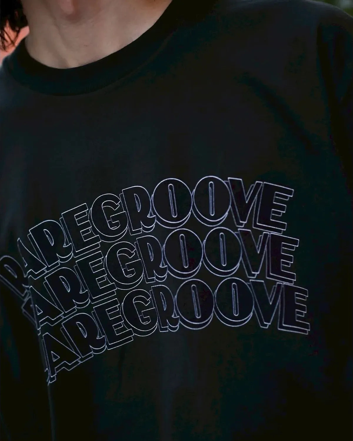 blurhmsROOTSTOCK / RAREGROOVE Print Tee WIDE (bROOTS25S34S26B)