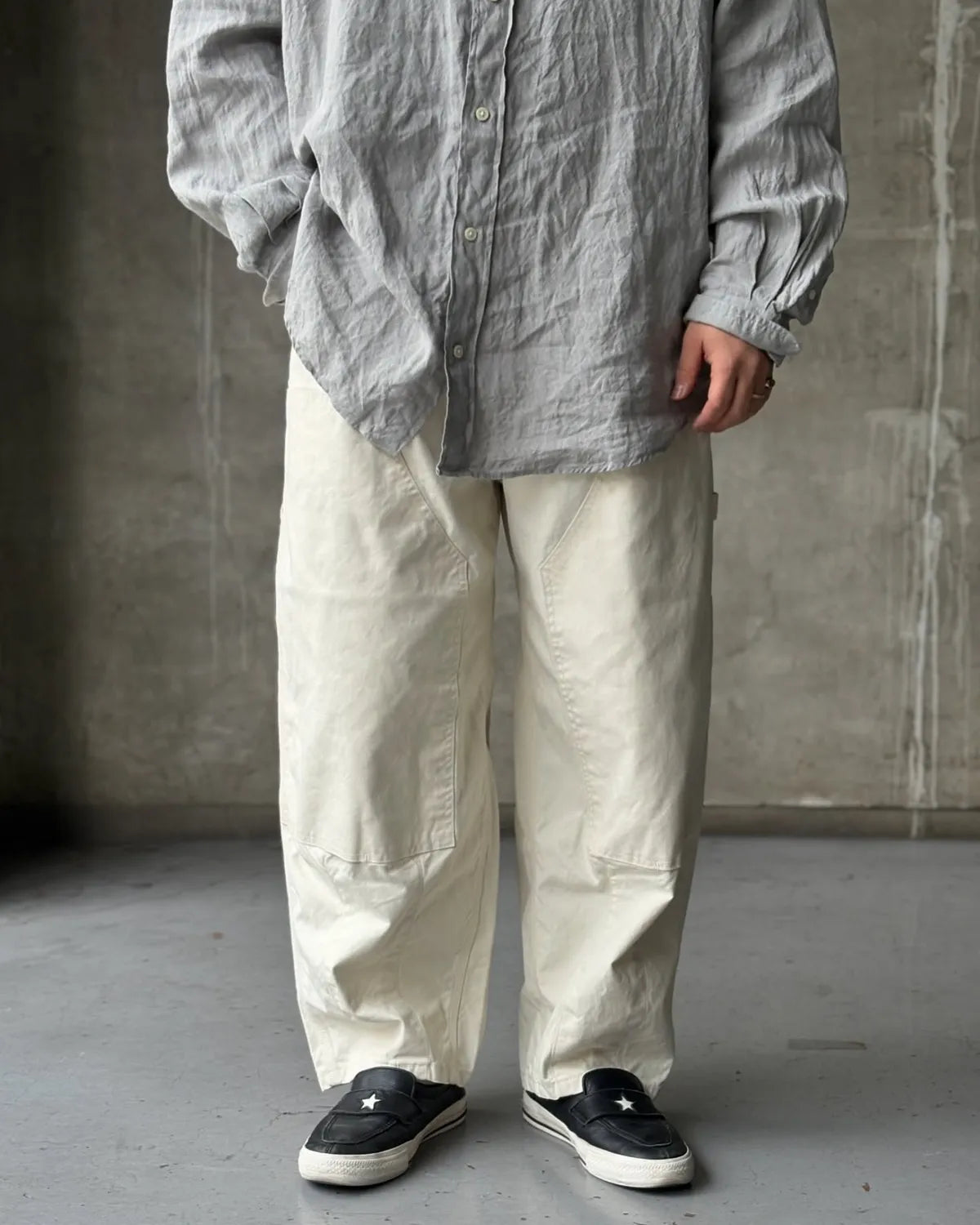 is-ness / Double-Knee Balloon Painter Pants (26SS_12_1008SSBALOONPT01)