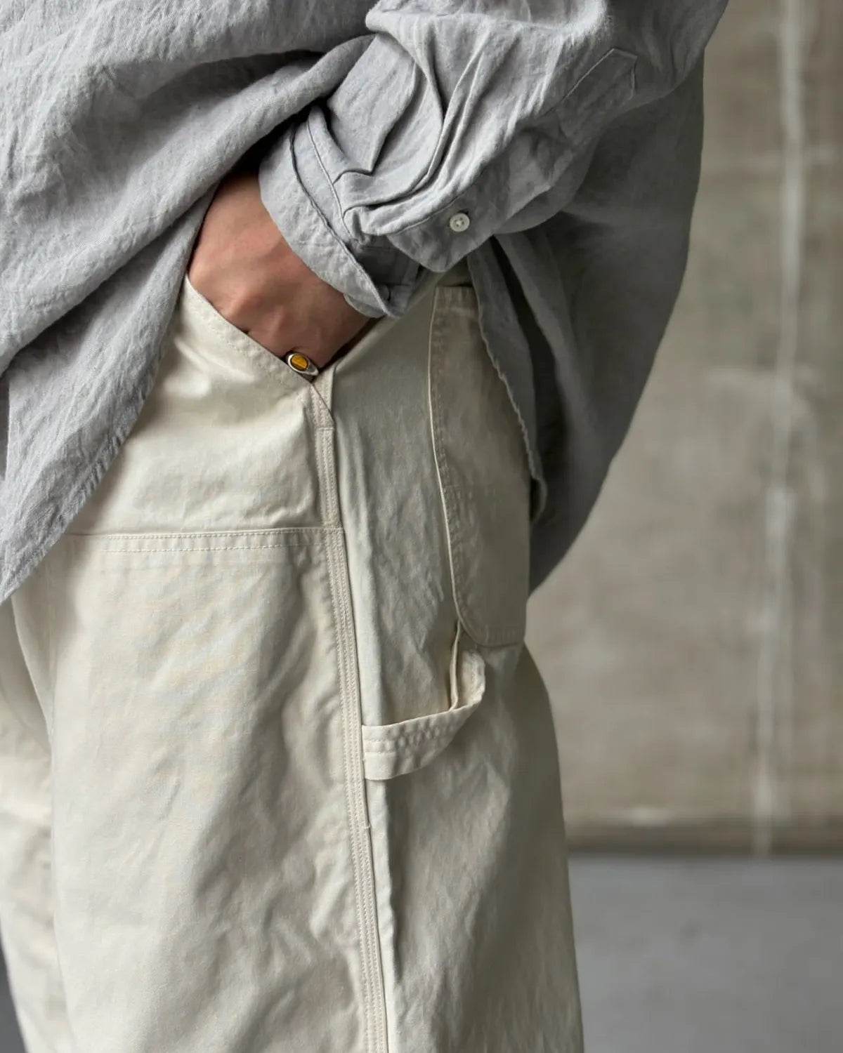 is-ness / Double-Knee Balloon Painter Pants (26SS_12_1008SSBALOONPT01)