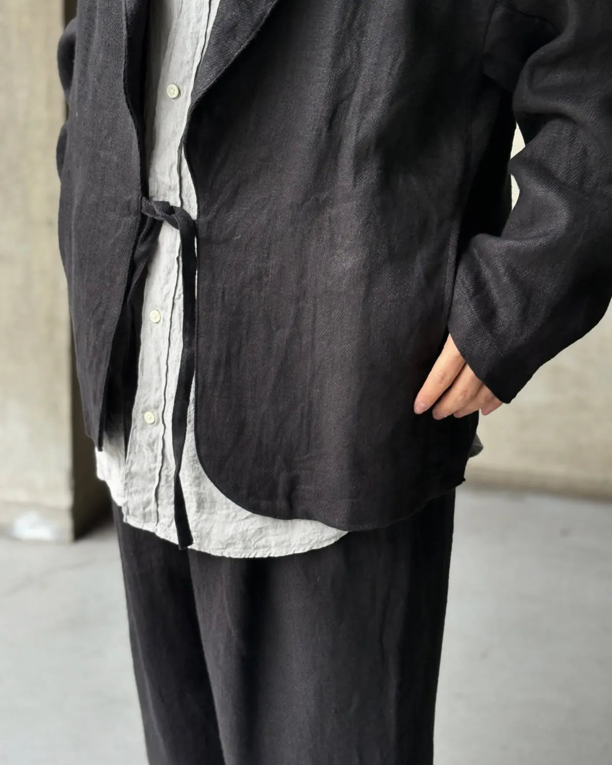 is-ness / Linen Relax Jacket (26SS_17_1008SSJK05)