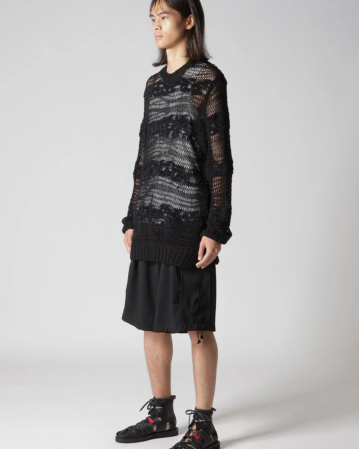 YOHJI YAMAMOTO / KNIT (HK-K12-377-1)