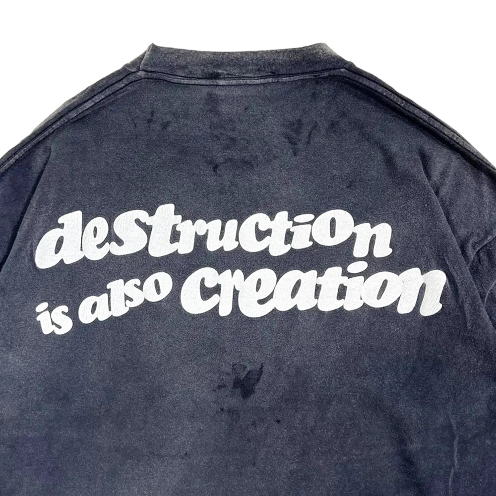 READYMADE / LS T-SHIRTS DESTRUCT (RE-CO-BK-00-00-283)