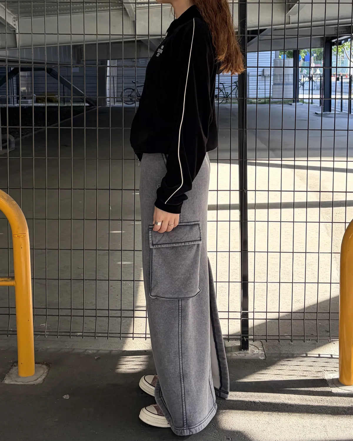 GOD SELECTION XXX / VELOUR ZIP HOODIE (GXL-A26-CS-01)