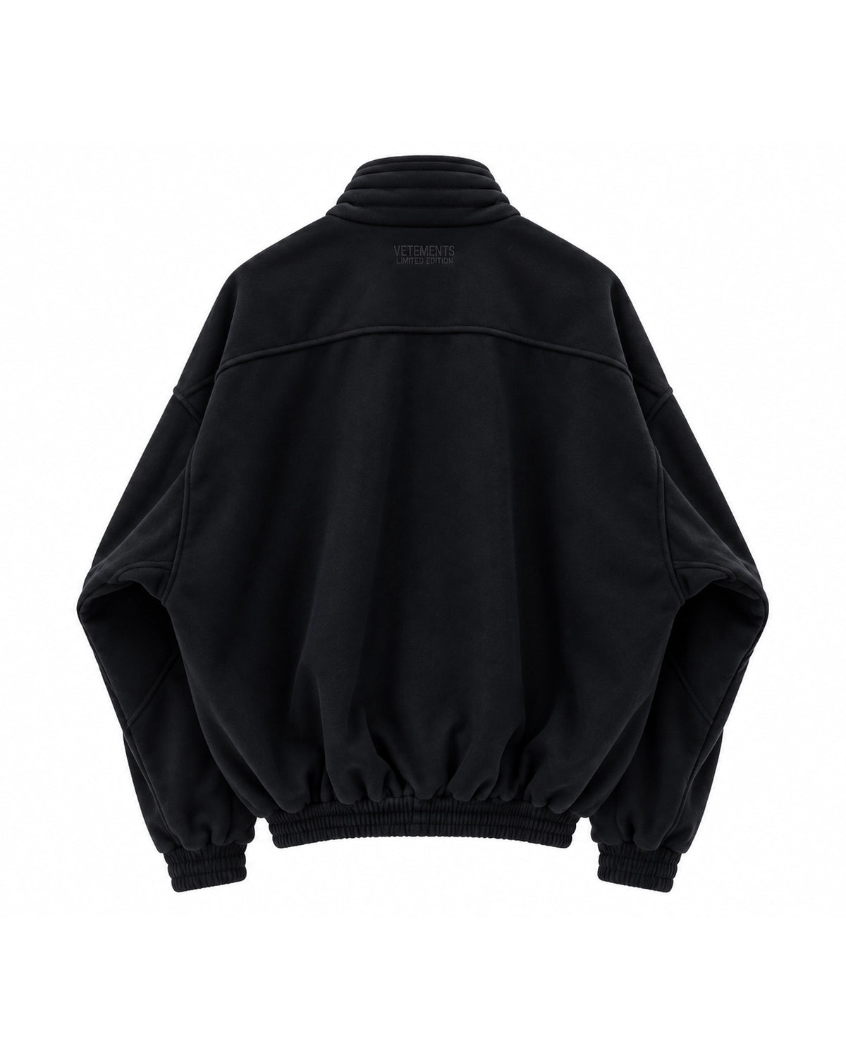 VETEMENTS / BLACK OUT FLEECE JACKET (MH27TJ110B)