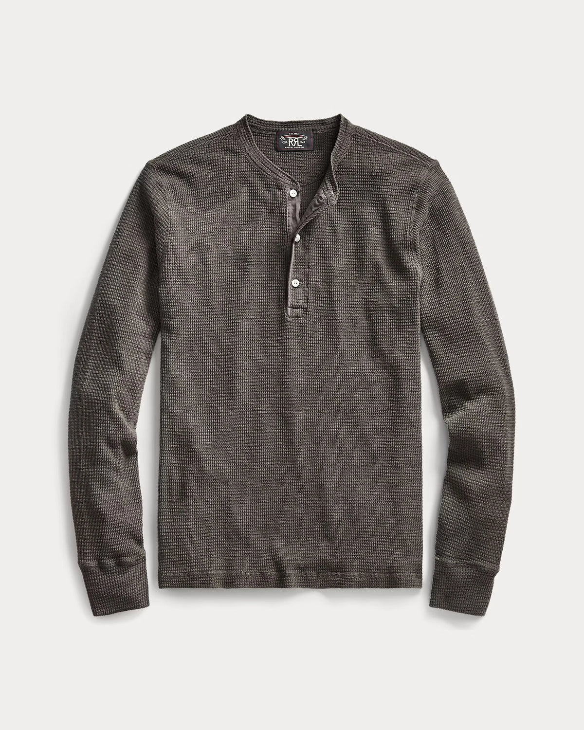 RRL / ワッフルニット ヘンリーネック シャツ(MNRRKNI16820001)