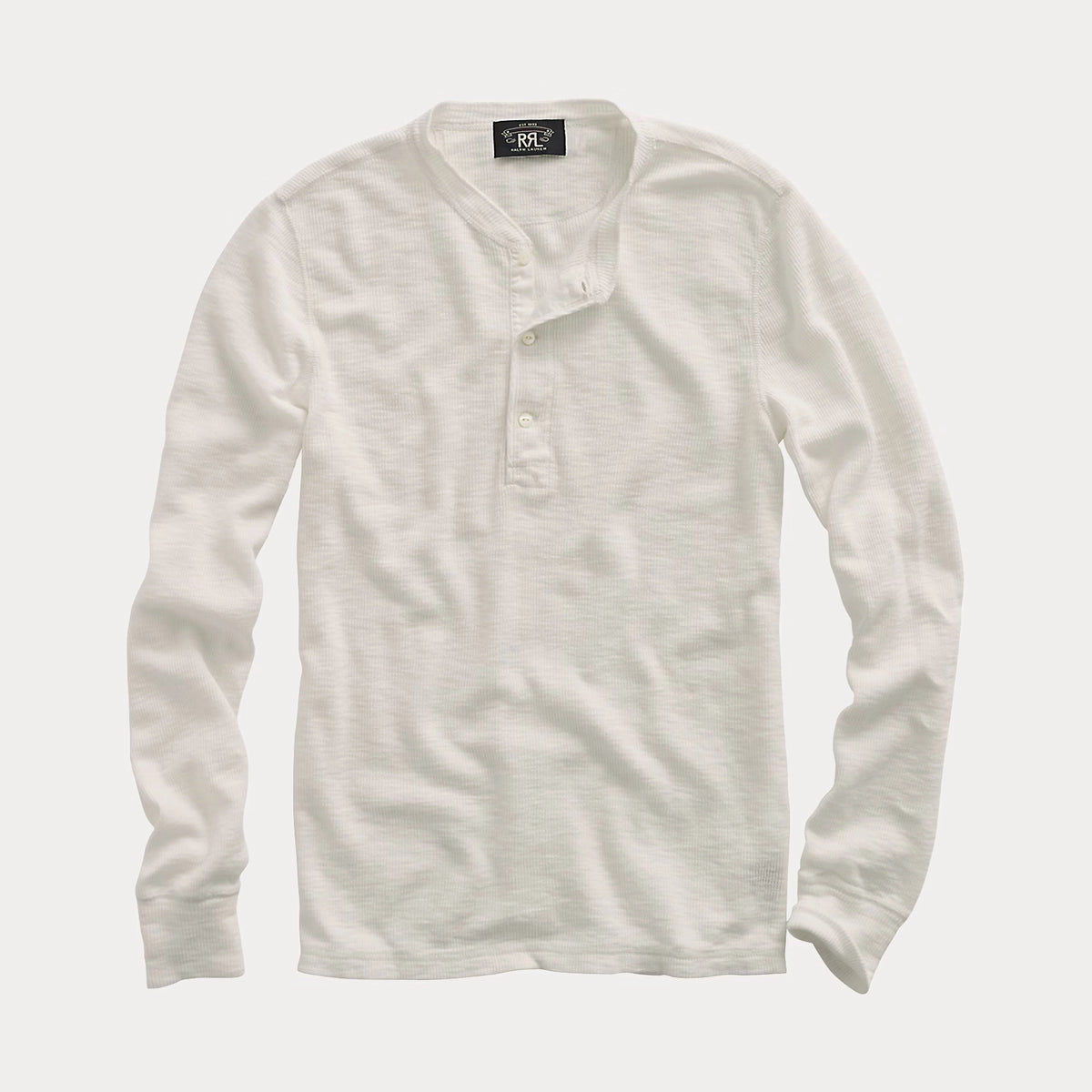RRL ダブルアールエル ヘンリーネック サーマル シャツ ワッフル s7-