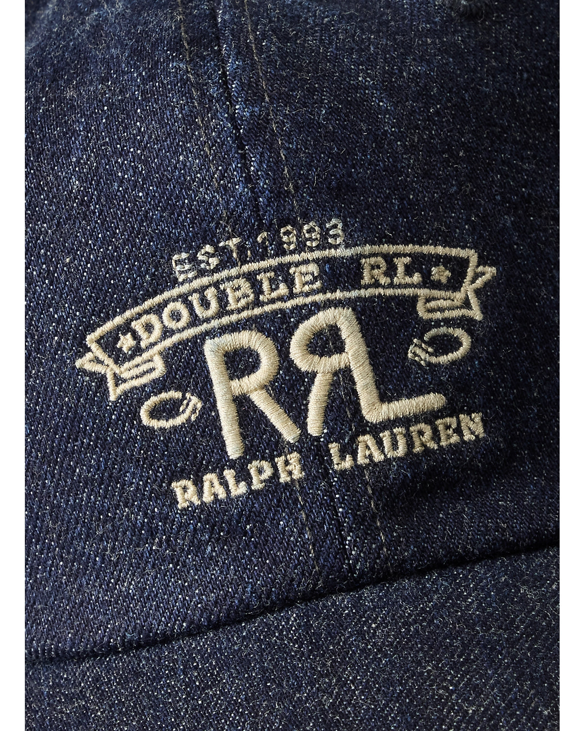 RRL / ランチ ロゴ デニム ボール キャップ (MARRHGS0J420203)