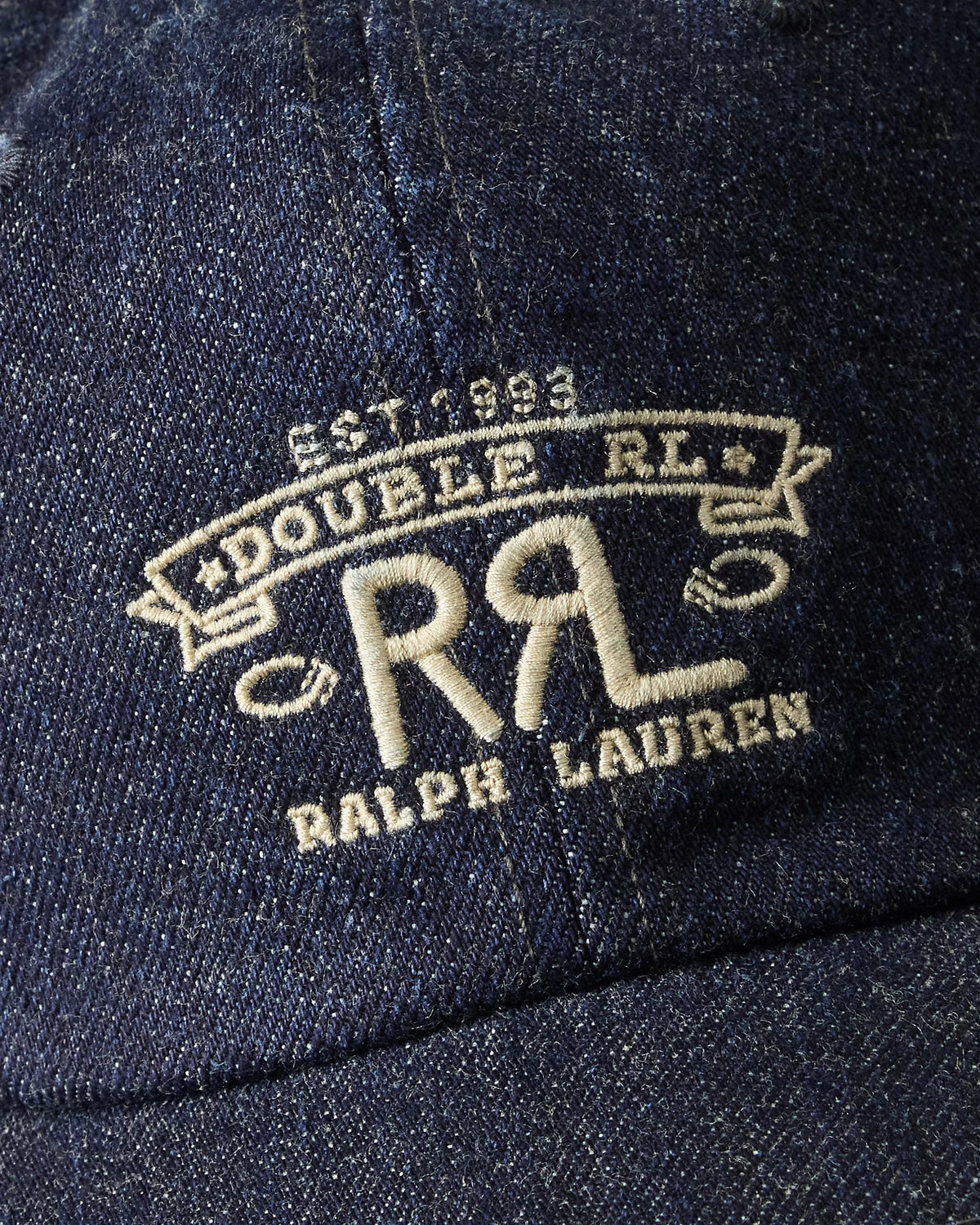 RRL / ランチ ロゴ デニム ボール キャップ (1441MARRHGS0J420203)