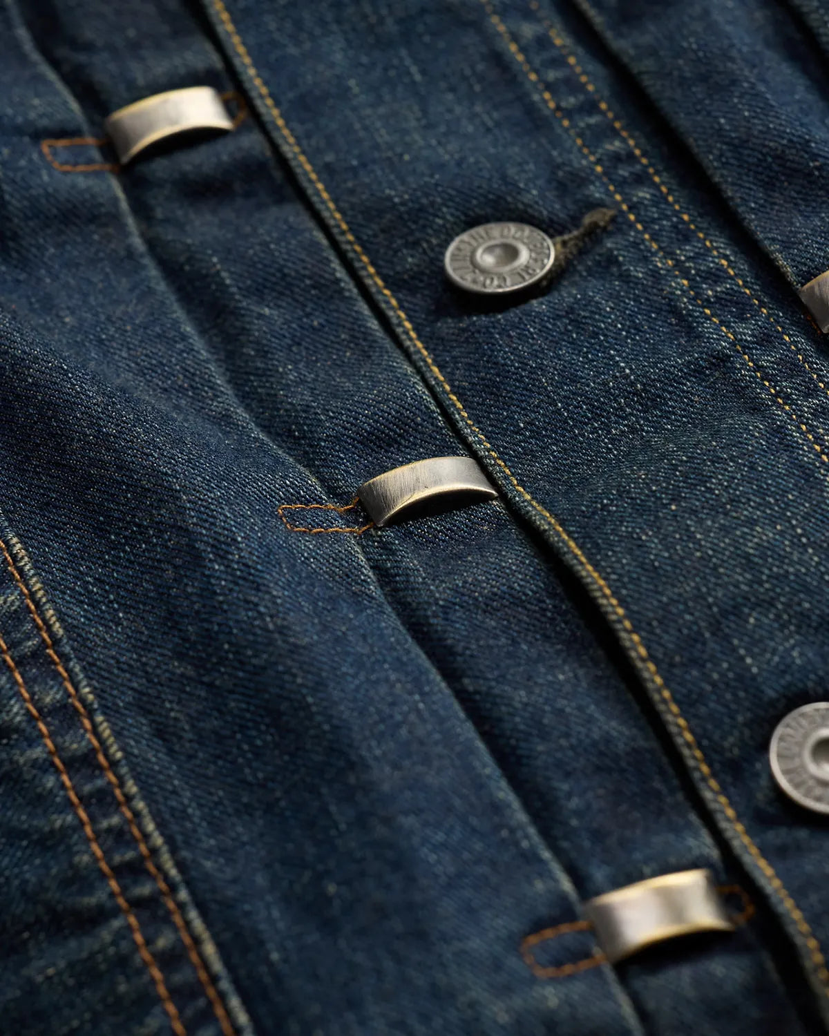 RRL / Ridgewood スタデッド デニム トラッカー ジャケット (MNRROTW16020215)