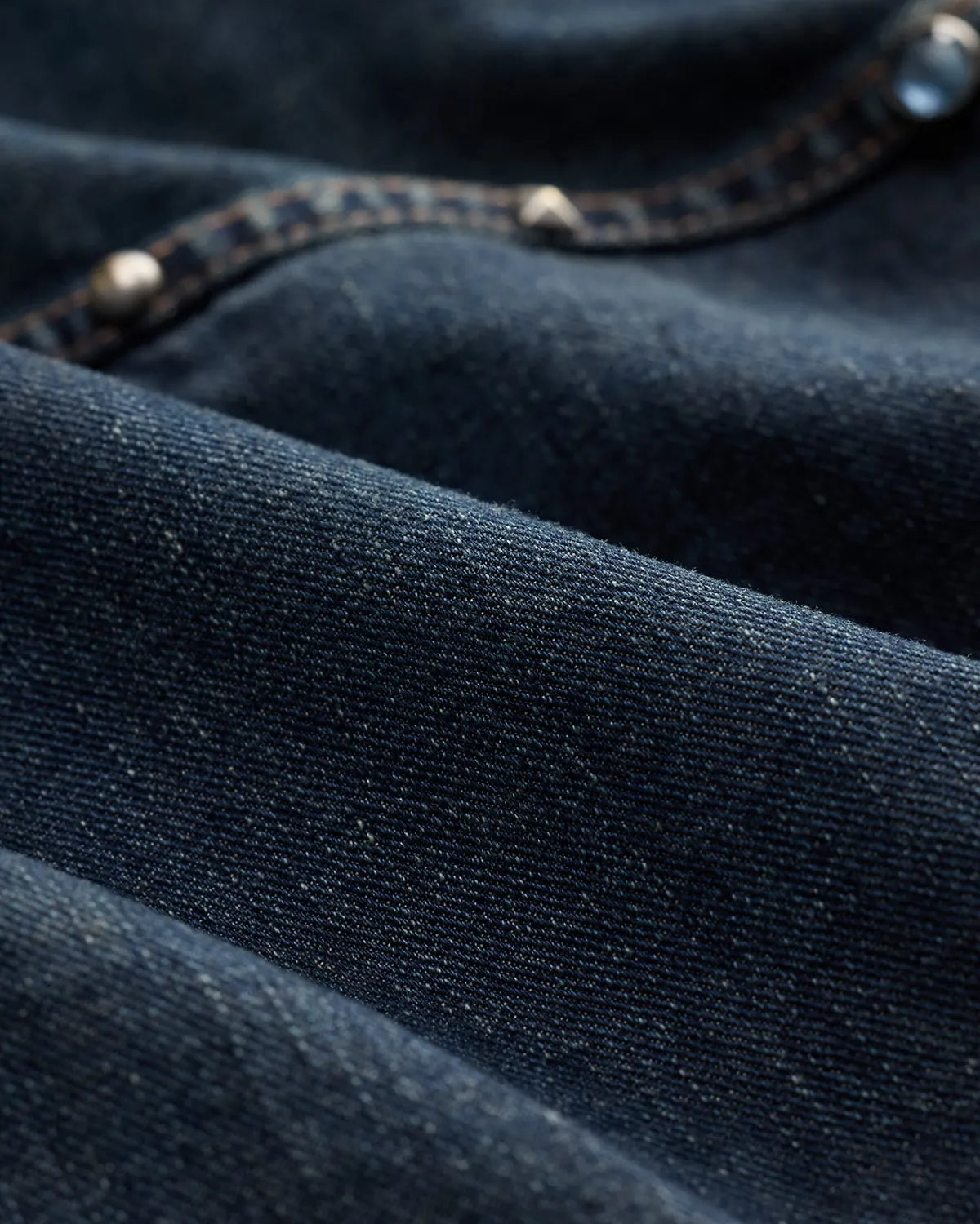 RRL / Ridgewood スタデッド デニム トラッカー ジャケット (MNRROTW16020215)