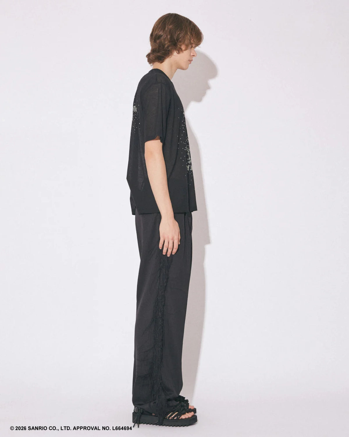 beautiful people / MY MELODY&KUROMI 80/1 ELS jersey T (1616310002)