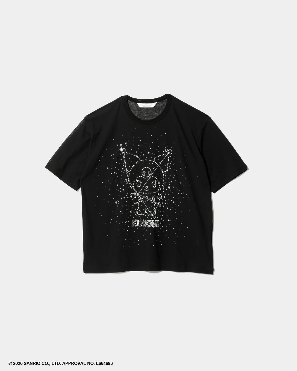 beautiful people / MY MELODY&KUROMI 80/1 ELS jersey T (1616310002)