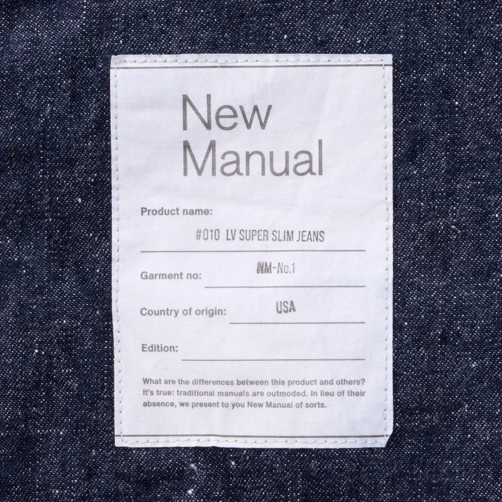 New Manual / #010 LV SUPERSLIM JEANS