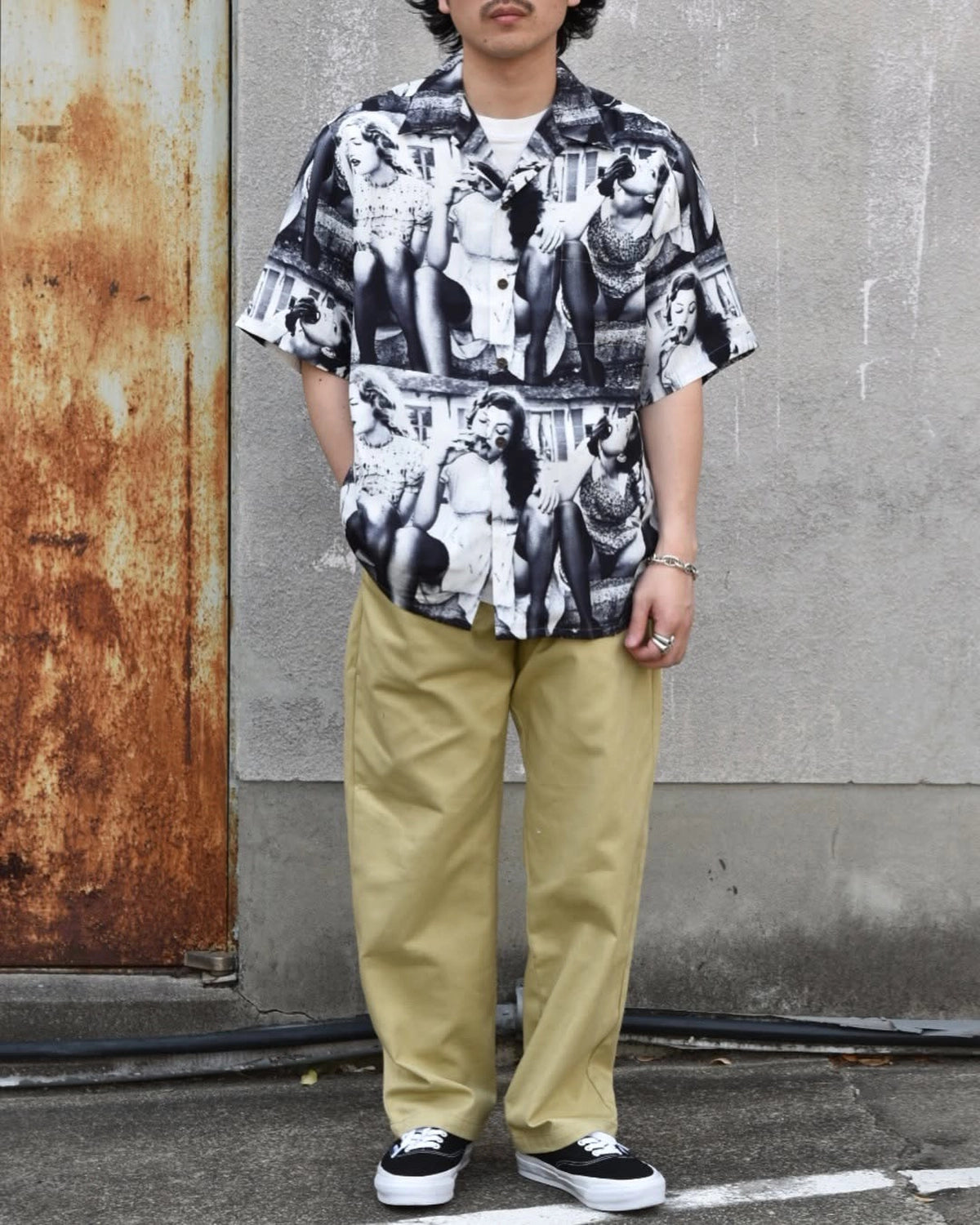 WACKO MARIA × ELLEN VON UNWERTH / S/S HAWAIIAN SHIRT (EVU-WM-HI02)
