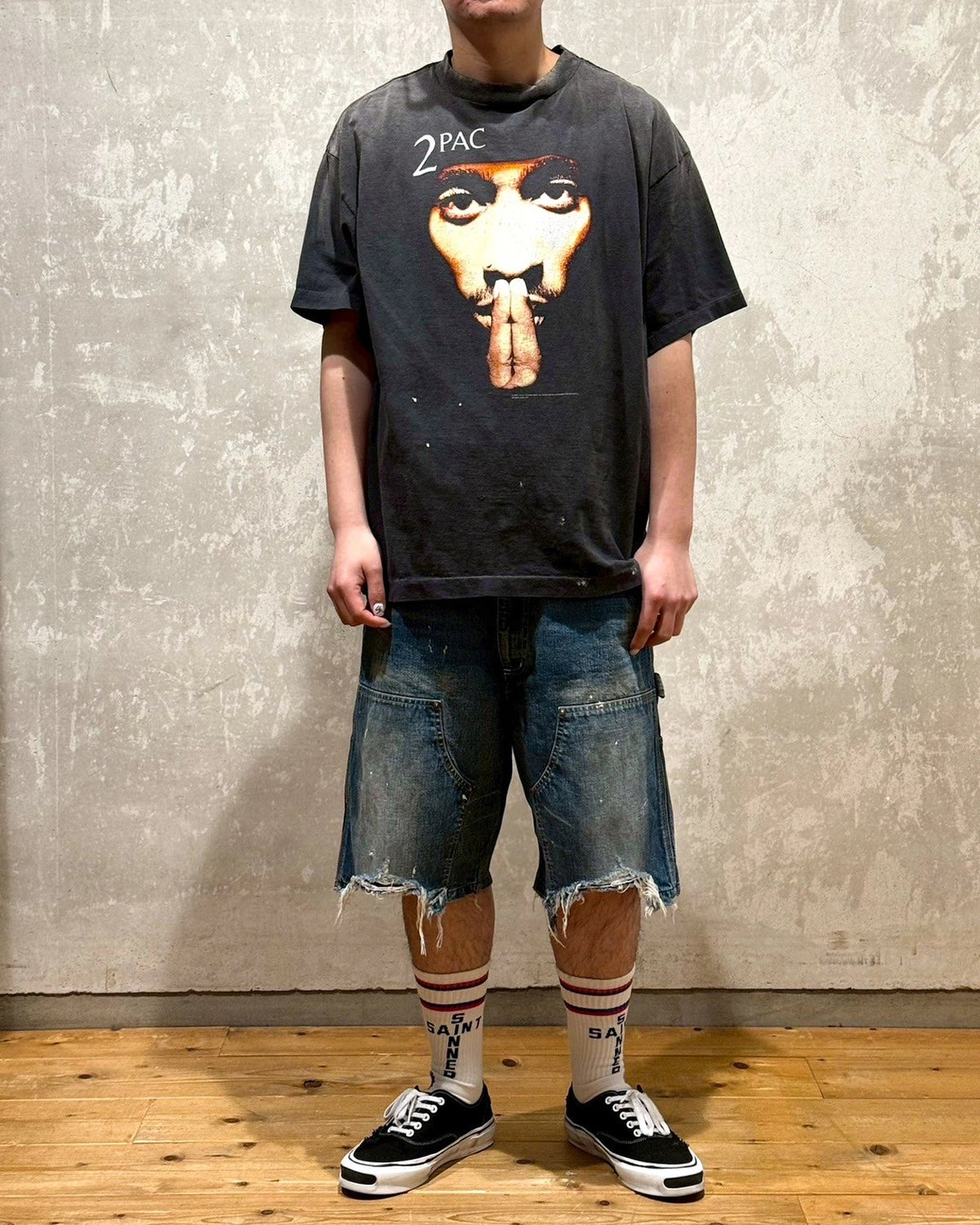 SAINT M×××××× (セントマイケル) × 2PAC / 2PC_SS TEE_2PAC SAINT M×××××× (セントマイケル) × 2PAC / 2PC_SS TEE_2PAC