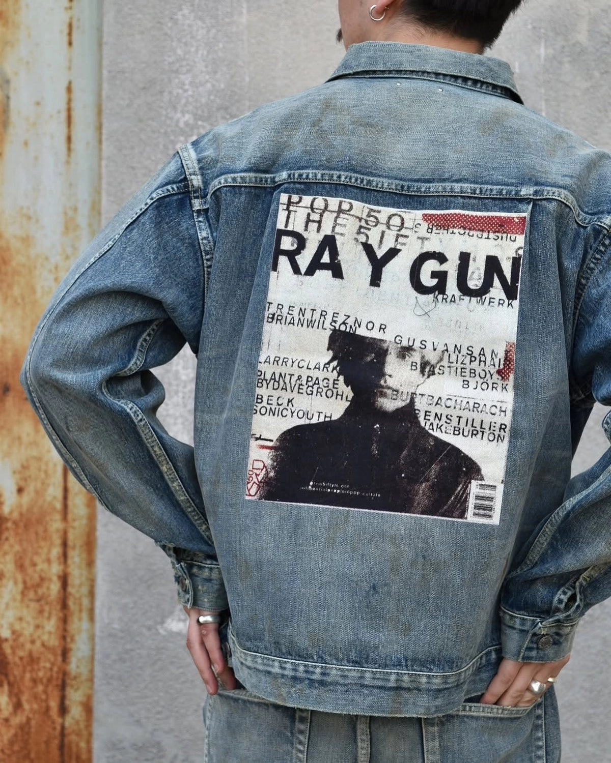 MINEDENIM × MARVIN / “Andy Print” Denim Trucker Jacket USD (MND-MRV007)