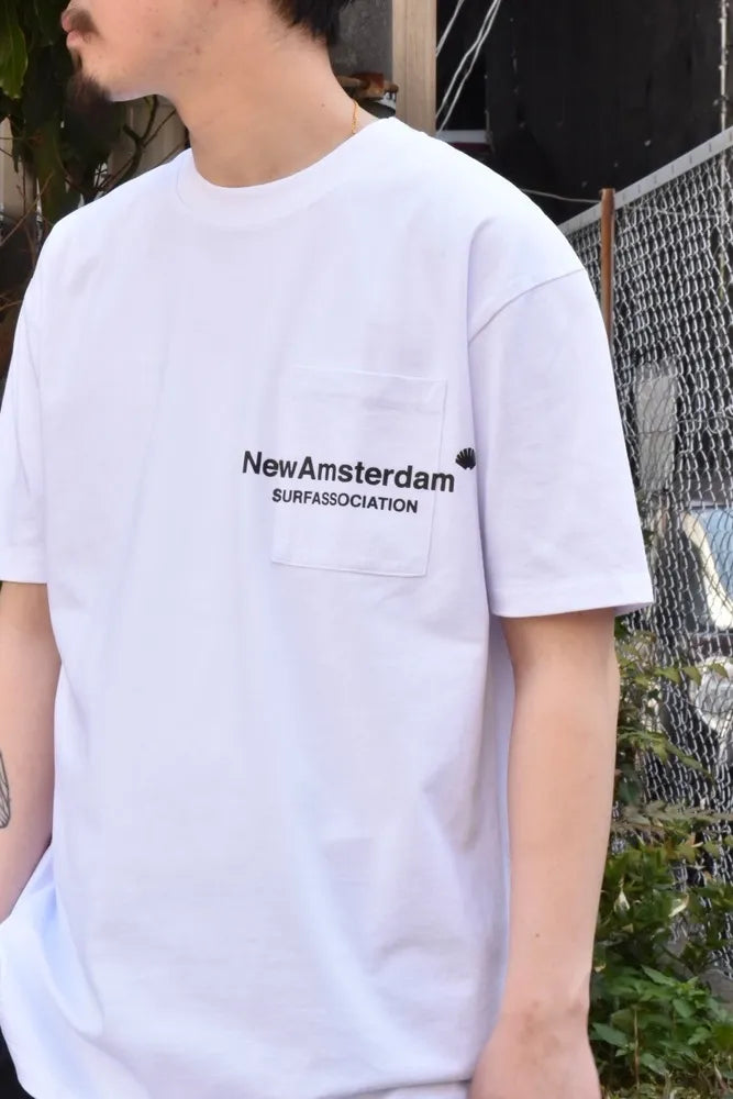 New Amsterdam / THROW POCKET TEE (2401120001、2401120003)