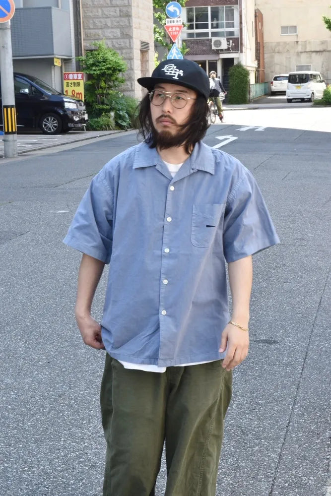 DESCENDANT / S WIND COLLAR SS SHIRT (241WVDS-SHM06)