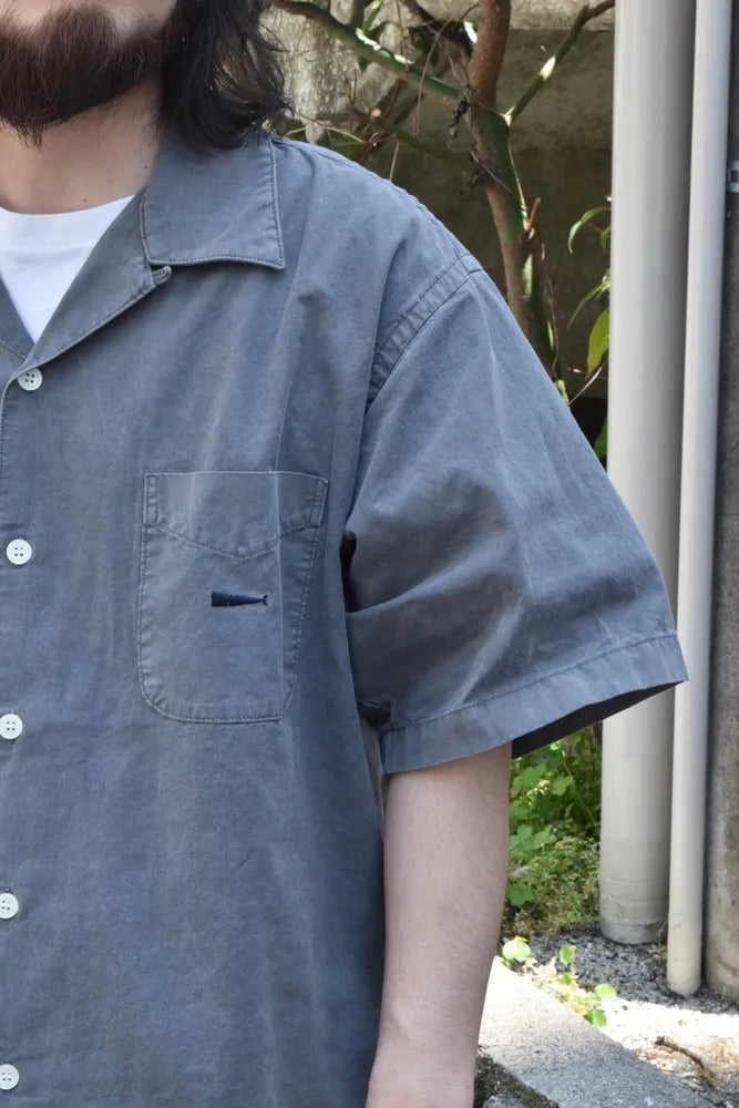 DESCENDANT / S WIND COLLAR SS SHIRT (241WVDS-SHM06)