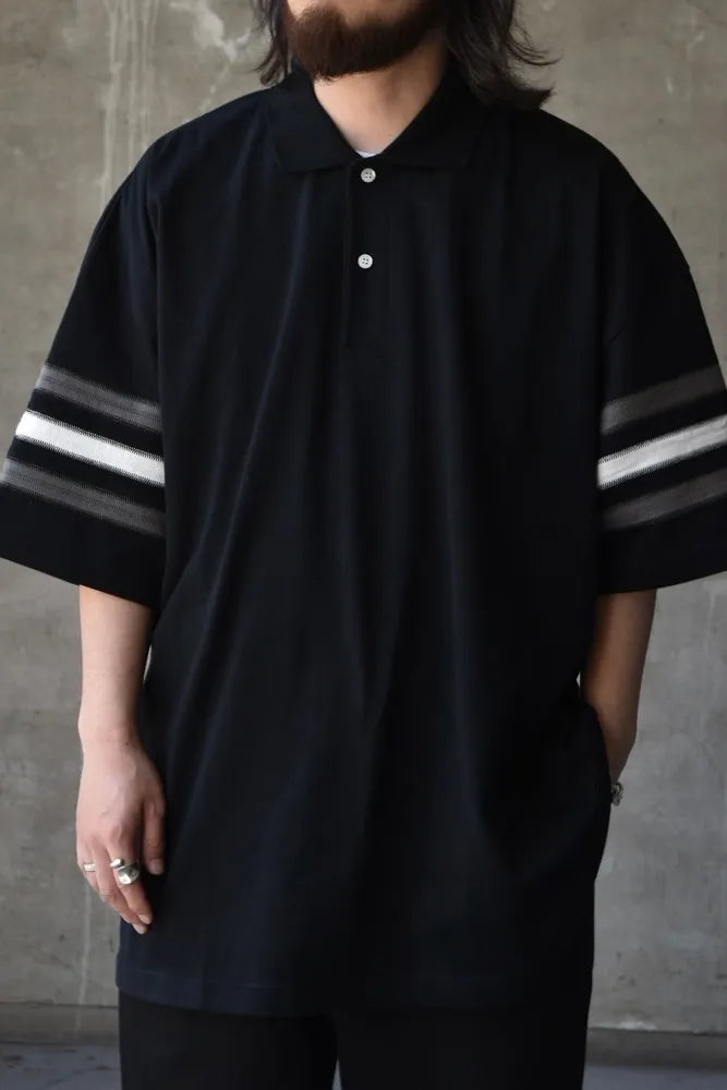 COOTIE PRODUCTIONS® / Jacquard Sleeve S/S Polo(CTE-24S325)