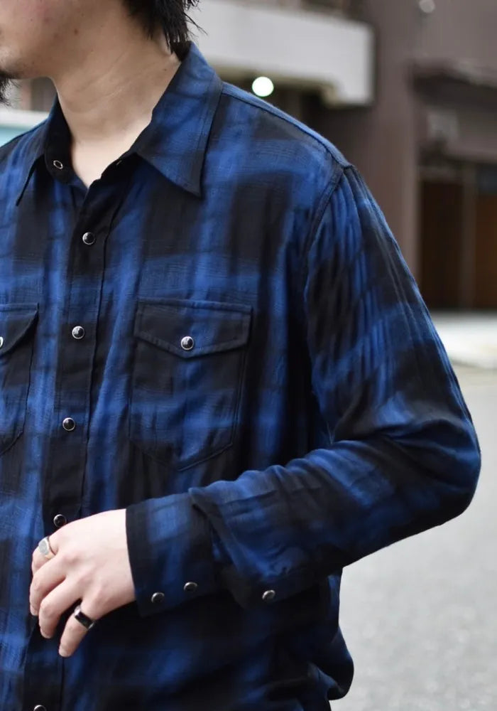 MINEDENIM(マインデニム) /Distortion Ombre Shirts (2403-5003)| 公式通販・JACK in the NET