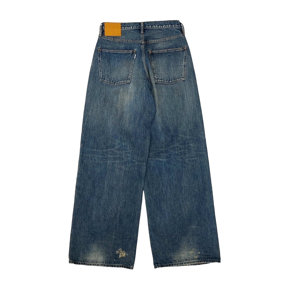 SUGARHILL /  FADED MODERN DENIM WIDE TROUSERS (2441000406)