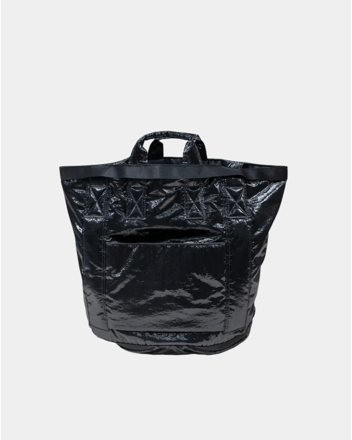texnh の DUAL-HANDLE TOTE / AIRLY LAMI-RIP (B16-00221-F)