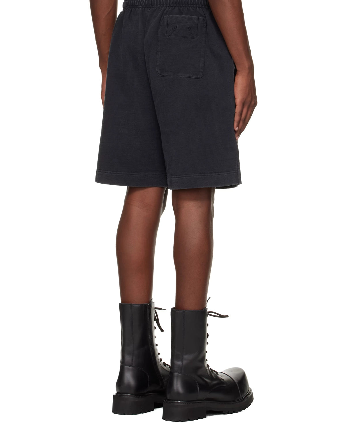 VETEMENTS / BIKER CROSS LOGO SHORTS (ME76SS163B)