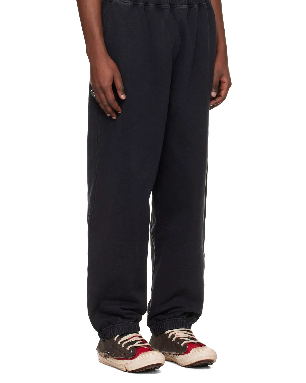 VETEMENTS / BIKER CROSS LOGO SWEATPANTS (ME76SP160B)